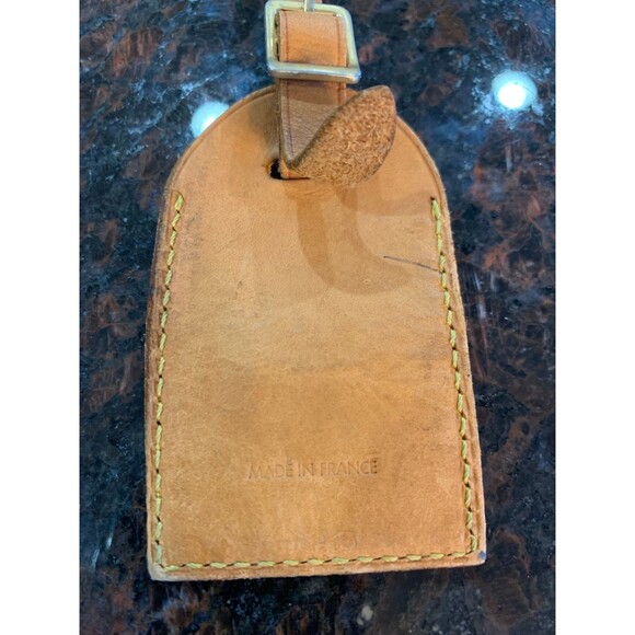 TORN PLASTIC Louis Vuitton LV Luggage Tag REGULAR SIZE listing #41 - Picture 4 of 12